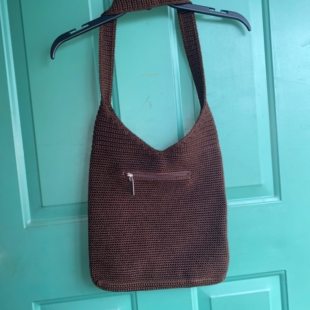 THE SAK Vintage Brown crochet shoulder bag - Picture 4 of 9